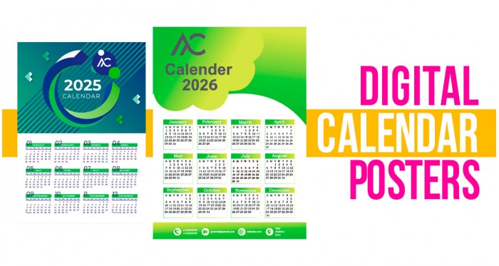 Digital Calendar Poster
