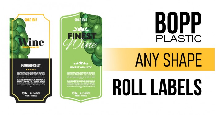 Custom Rolled Labels - BOPP